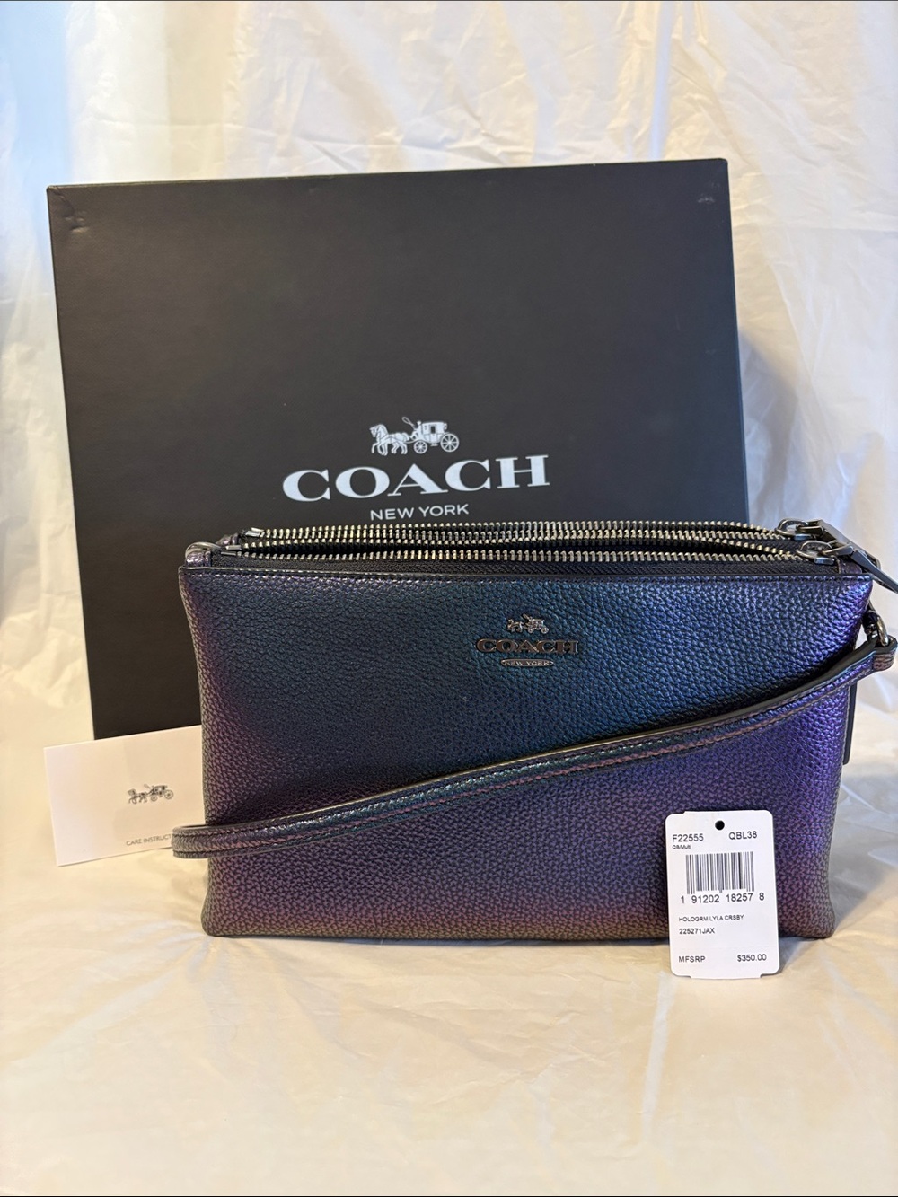 RARE Coach Hologram Lyla Crossbody Bag